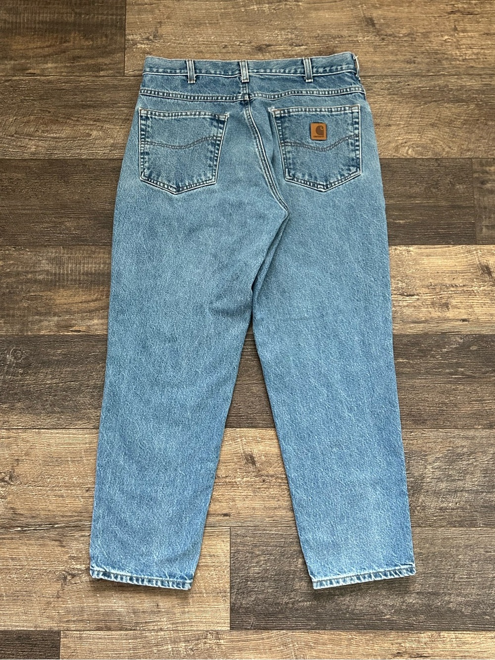 Carhartt Denim B17-DST Dark Stone Relaxed Tapered Jeans Mens Sz 36x30